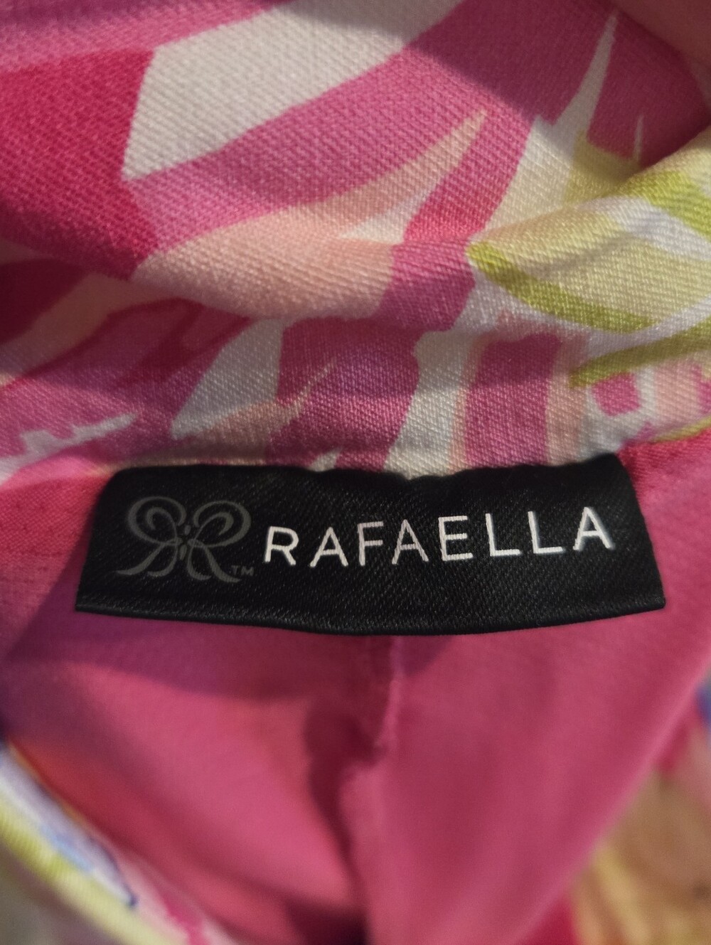 Rafaella Cosmo Pink Tropical Hibiscus Floral Motifs Skort Vacation Golf Size M - Picture 5 of 5